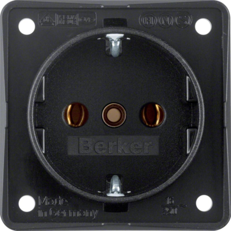 Hager 9418505 light switch Black