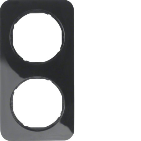 Berker 10122145 wall plate/switch cover Black