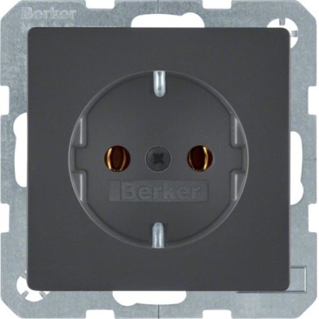 Berker 41436086 prise de courant Type F Anthracite