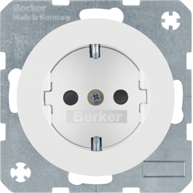 Hager 47232089 socket-outlet Type F White