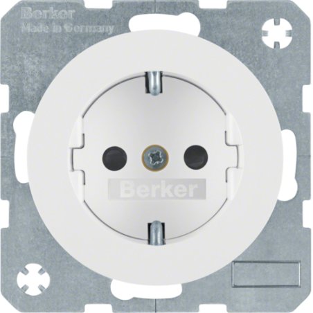 Hager 47232089 socket-outlet Type F White