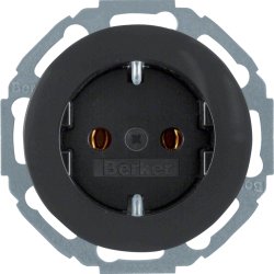 Hager 47452045 interrupteur d'éclairage Noir