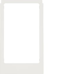 Berker 13207009 Plaque de commutation et obturateur Blanc