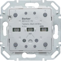 Berker 80142170 Tastsensor-Modul 2fach mit integriertem Busankoppler KNX K.1