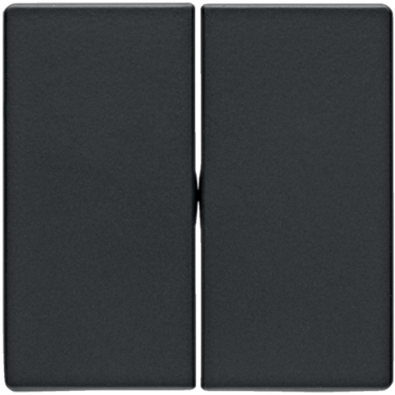 Hager 16236086 Plaque de commutation et obturateur Anthracite