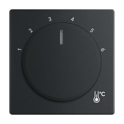 Busch-Jaeger 1794 R-885 support pour capteur et couvre-pied Noir