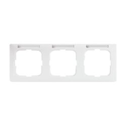 BUSCH JAEGER 1733NSKA-214 Rahmen 3f linear m.Sichtfenster waagerecht Reflex SI aws