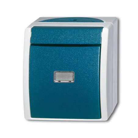 Busch-Jaeger 2601/6 WGL-53 1P Green, Grey