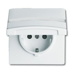 Busch-Jaeger 2064-0-0301 prise de courant CEE 7/3 Blanc