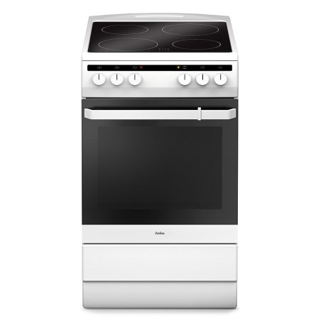 Amica SHC 11542 W ws Standherd 50 cm Glaskeramik-Kochfeld A 9 Heizarten