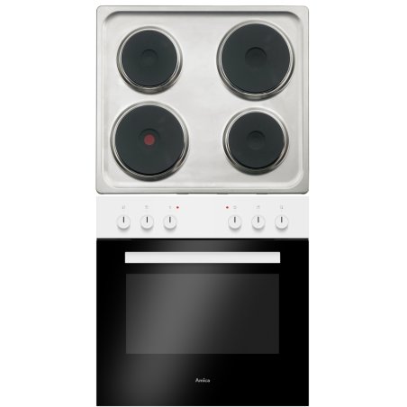 AMICA EHE 932 000 W ws Einbau Herdset Kochmulde A 5 Heizarten