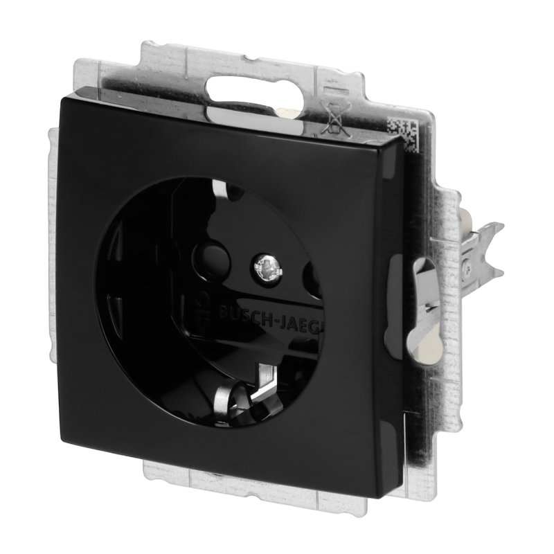 BUSCH JAEGER SCHUKO Steckdosen-Einsatz schwarz 20 EUCB-15-914 (2013-0-5381)