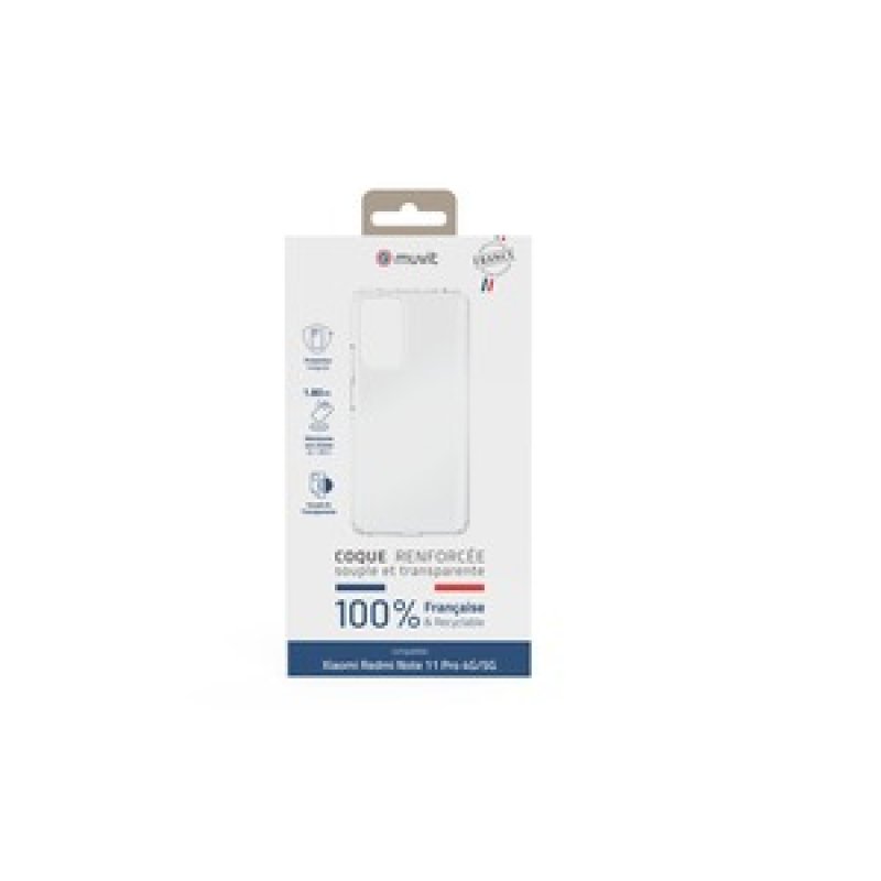MUVIT FOR FRANCE COQUE CRYSTAL SOFT RENFORCEE REDMI NOTE 11 PRO 4G/5G
