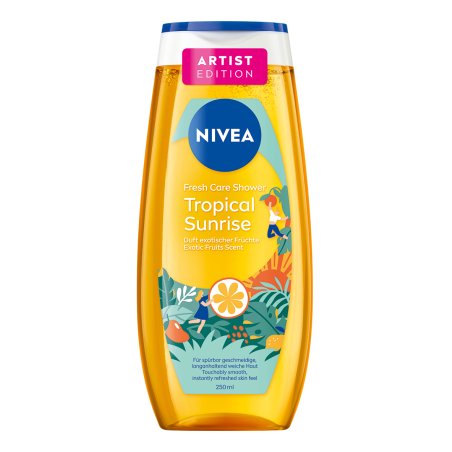 NIVEA Tropical Sunrise Artist Edition 250 ml Gel douche Femmes Corps Fruité