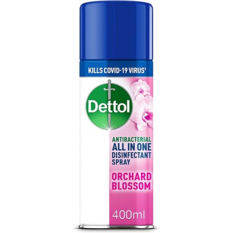 Dettol All-In-One Disinfectant Spray Orchard Blossom, 400ml