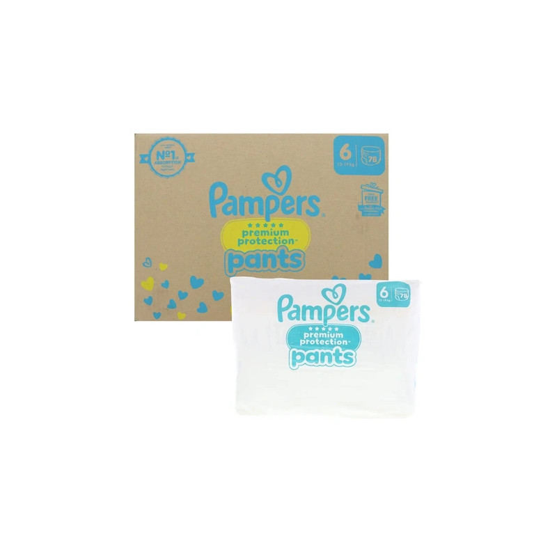 Pampers Premium Protection Pants Size 6 78 Diapers