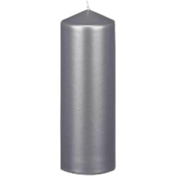 Silver Candle 7x20x7cm Pack Of 12