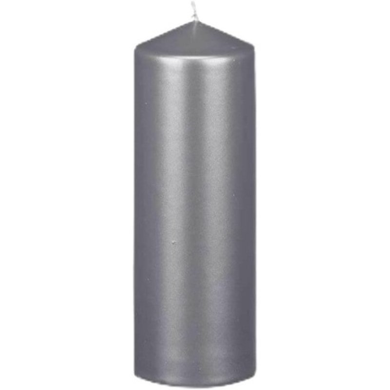 Silver Candle 7x20x7cm Pack Of 12