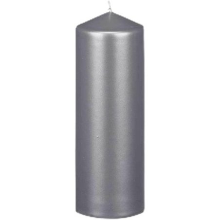 Silver Candle 7x20x7cm Pack Of 12