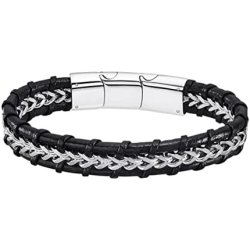 Lotus Style Men's Basic Ls2198-2/1 Bracelet, One Size, Non-Precious Metal, No