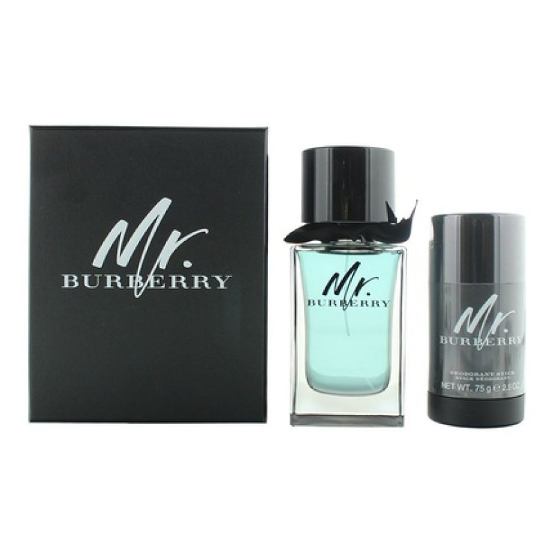 Burberry Mr Burberry 2 Piece Gift Set Eau De Toilette 100ml And Deodorant Stick 75g For Men