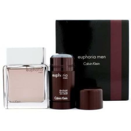 Calvin Klein Euphoria for Men Eau de Toilette Spray 100ml and Deodorant Stick 75ml
