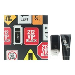 Carolina Herrera 212 Vip Black Gift Set Eau De Parfum 100ml Shower Gel 100ml