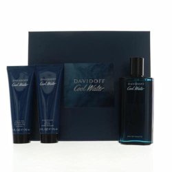 Davidoff Cool Water Gift Set Eau De Toilette Spray After Shave Balm Shower Gel