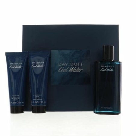 Davidoff Cool Water Gift Set Eau De Toilette Spray After Shave Balm Shower Gel