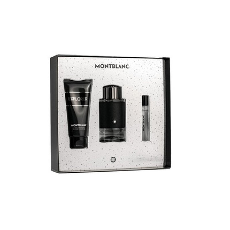 Mont Blanc Explorer Gift Set Eau De Parfum Men's Aftershave Spray 100ml