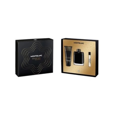 Mont Blanc Legend 3.3oz Eau De Parfum Spray Men's Cologne and 3.3 Gel Eau De Parfum Spray Set NIB