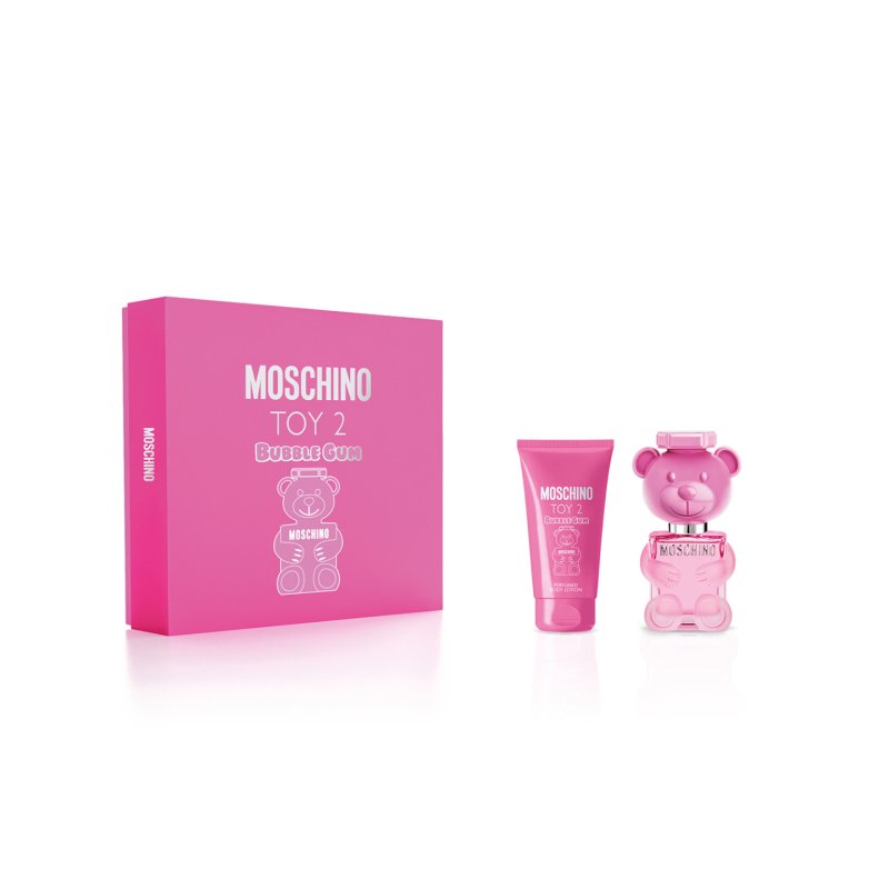 Moschino Toy 2 Bubble Gum Gift Set 5ml EDT 25ml Body Lotion 25ml Shower Gel