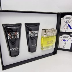 Moschino Forever Gift Set 50ml Eau de Toilette Spray 50ml Shower Gel 50ml After Shave Balm