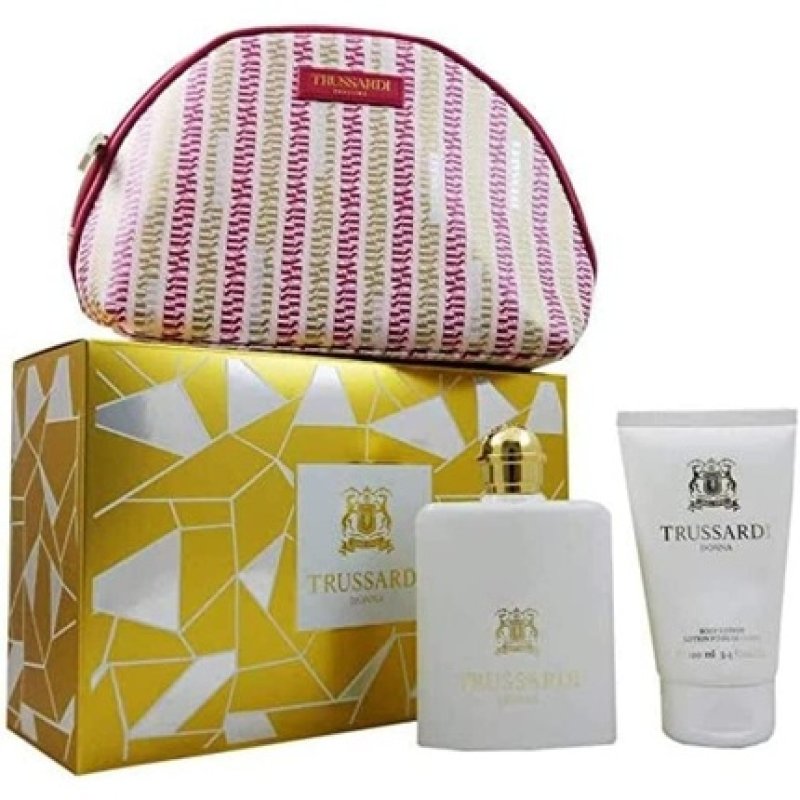 Trussardi Donna Eau de Parfum and Body Lotion Set with Bag 100ml