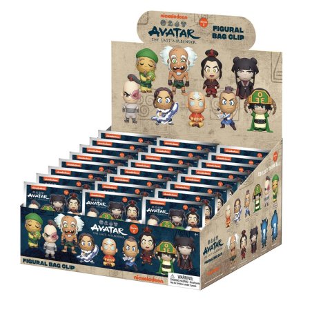 AVATAR THE LAST AIRBENDER -Series 2 -3D Foam Bag Clip (Display 24 Pcs)
