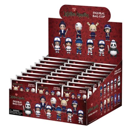 JUJUTSU KAISEN - Series 3 - 3D Foam Bag Clip (Display 24 Pcs)