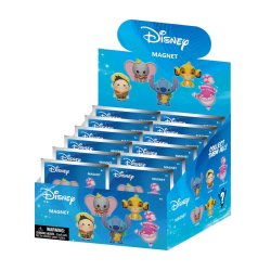 DISNEY CLASSIC -Serie 1-3D Foam Magnets in blind bags (Display 12 Pcs)