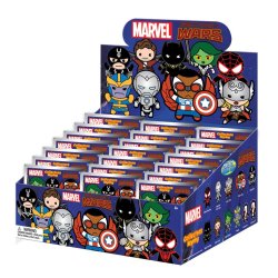 MARVEL SECRET WARS - Series 1 - 3D Foam Bag Clip (Display 24 Pcs)