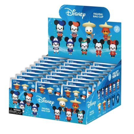 MICKEY & MINNIE - Series 1 - 3D Foam Bag Clip (Display 24 Pcs)
