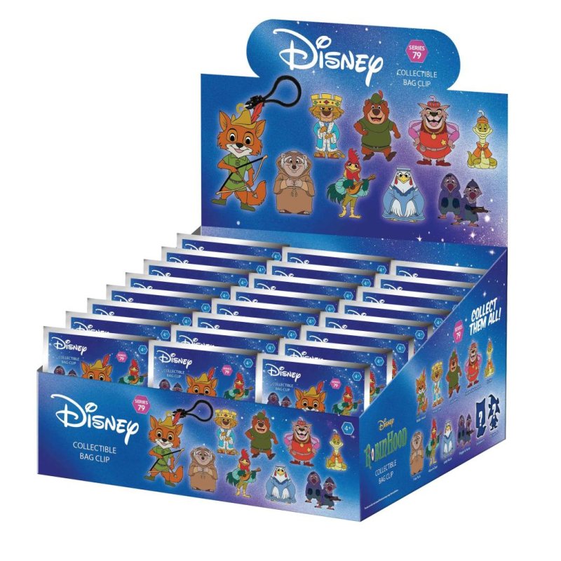 ROBIN DES BOIS - Series 79 - 3D Foam Bag Clip (Display 24 Pcs)