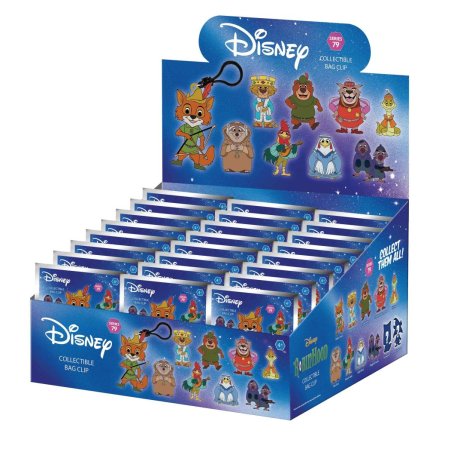 ROBIN DES BOIS - Series 79 - 3D Foam Bag Clip (Display 24 Pcs)