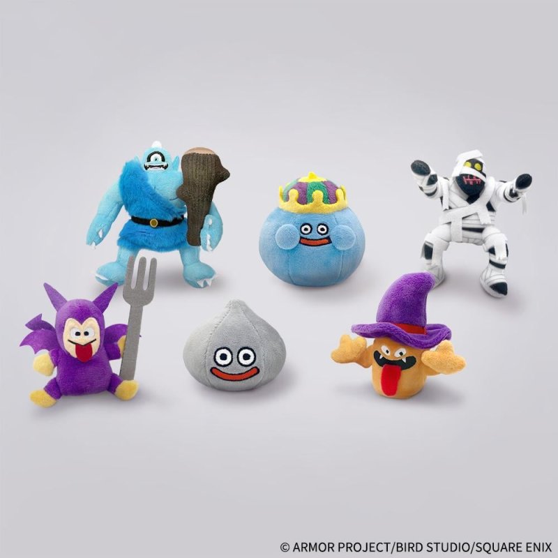 DRAGON QUEST - Mini Puppet Plush Collection (6pcs) - Vol. 1