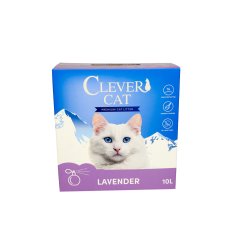 CleverCat - Premium Catlitter with lavender - 10L