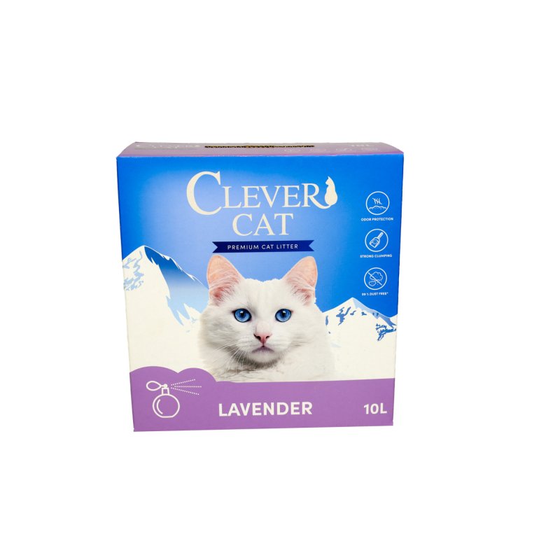 CleverCat - Premium Catlitter with lavender - 10L