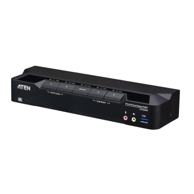 ATEN CS1944DPA Switch KVM double écran 4 ports USB 3.0, DisplayPort 8K