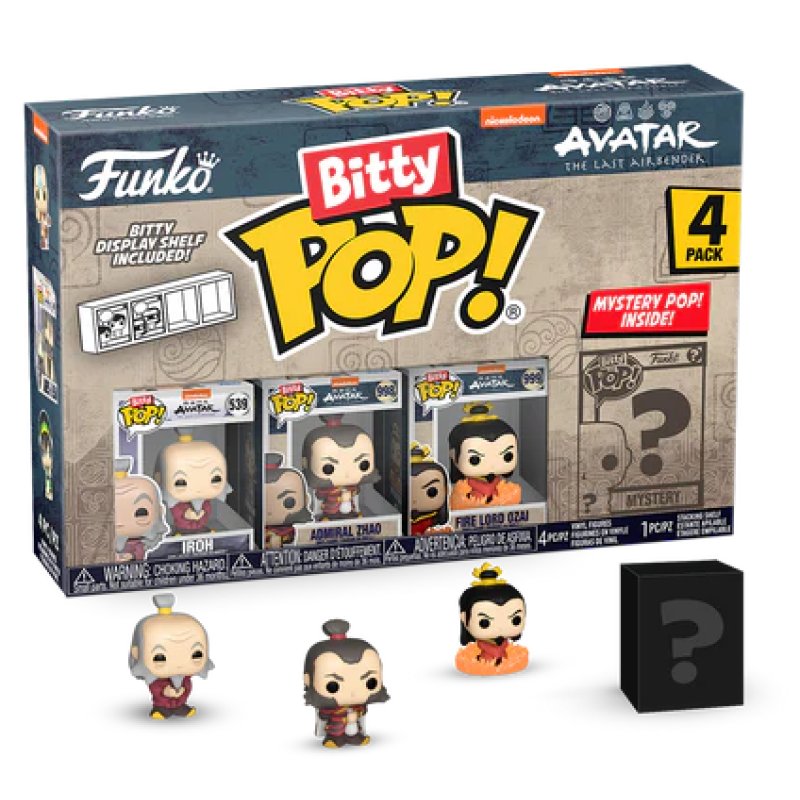 Avatar le dernier maître de l´air pack 4 figurines Bitty POP! Vinyl Iroh 2,5 cm