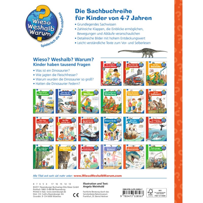 Ravensburger Why? Why? Why? (Vol. 55): Let's Learn about Dinosaurs