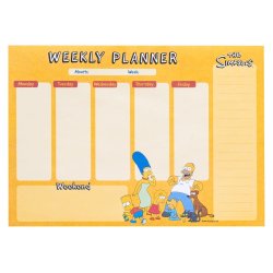 The Simpsons Weekly Planner A4