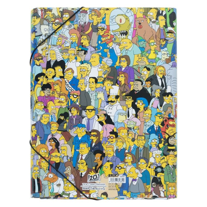 The Simpsons Elasticated Folder 34 x 26 cm