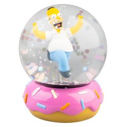 The Simpsons Snow Globe Homer Simpson Donut 10 cm